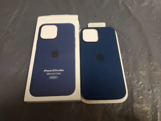 BOXED IPHONE 13 PRO MAX SILICONE CASE IN BLUE