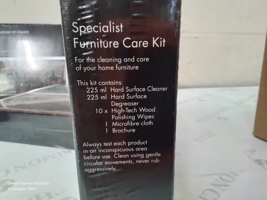 BOX CONTAINING 6 BOXED HOUSE OF FRASER SPECIALIST FURNITURE CARE KITS