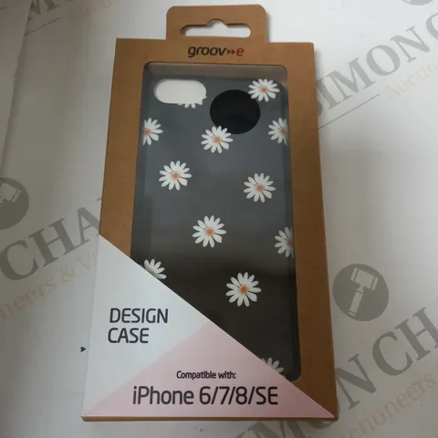 BOX OF APPROXIMATELY 100 GROOV-E IPHONE 6/7/8 DESIGN DAISY CASES GV-MP028