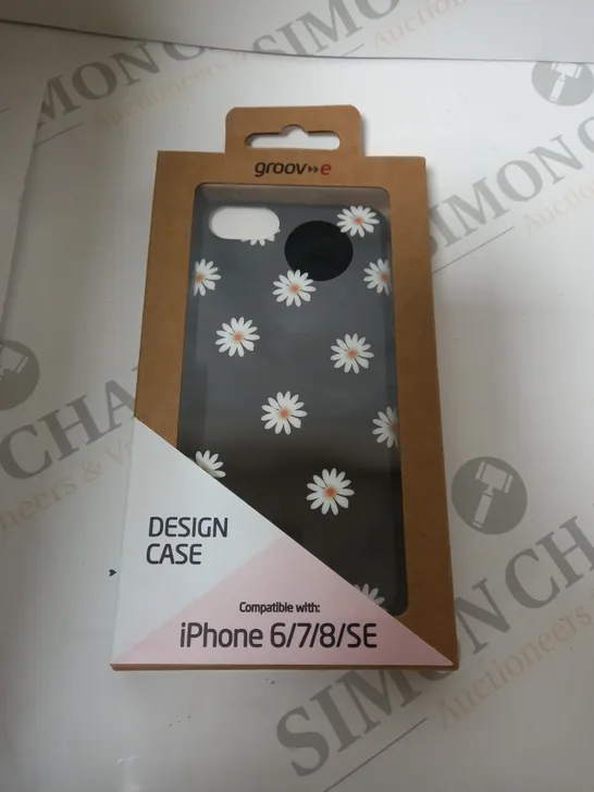 BOX OF APPROXIMATELY 100 GROOV-E IPHONE 6/7/8 DESIGN DAISY CASES GV-MP028