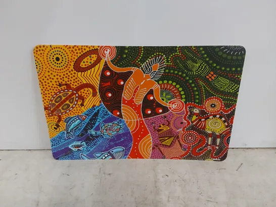 ABORIGINAL ABSTRACT RECTANGLE PLACEMATS - SET OF 6