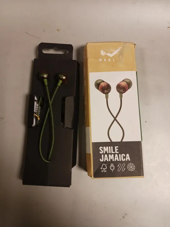 BOXED MARLEY SMILE JAMAICA WIRED EARPHONES 
