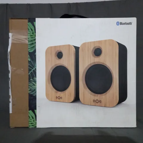 BOXED HOUSE OF MARLEY GET TOGETHER DUO TRUE WIRELESS SPEAKERS EM-JA019-SBB