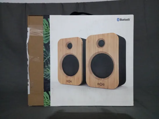 BOXED HOUSE OF MARLEY GET TOGETHER DUO TRUE WIRELESS SPEAKERS EM-JA019-SBB