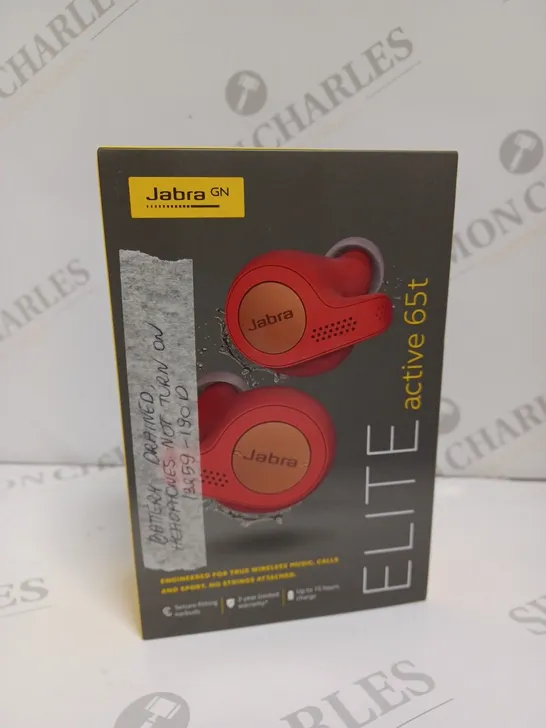 BOXED JABRA ELITE ACTIVE 65T EARBUDS