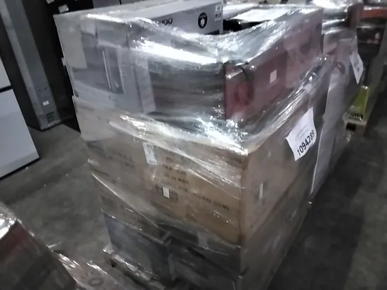 PALLET OF APPROXIMATELY 16 UNPROCESSED RAW RETURN MICROWAVES AND OVENS TO INCLUDE;