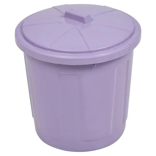 BOXED AIYANA 5L RUBBISH BIN COLOUR: LILAC (2 BOXES)