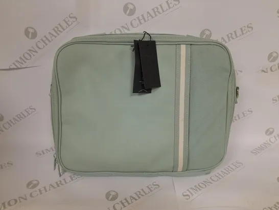 TYPO ESSENTIAL 13 MOBILE DESK BAG IN SMOKE GREEN 