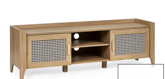 JULIAN BOWEN SYDNEY OAK AND RATTAN EFFECT MEDIA UNIT - COLLECTION ONLY