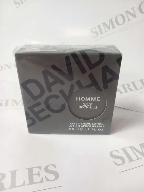 BOXED AND SEALED DAVID BECKHAM HOMME AFTER SHAVE LOTION 50ML