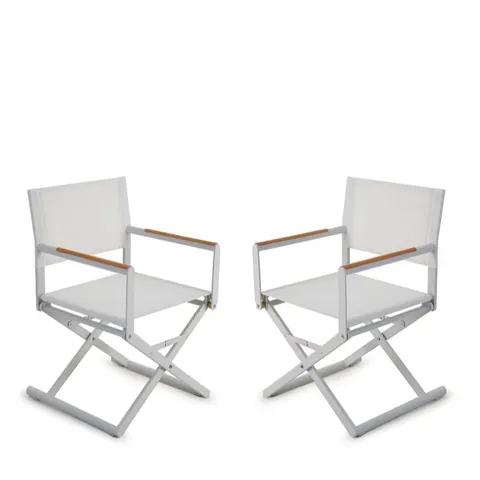 OUTLET MY GARDEN STORIES SET OF 2 FOLDING DIRECTOR CHAIRS