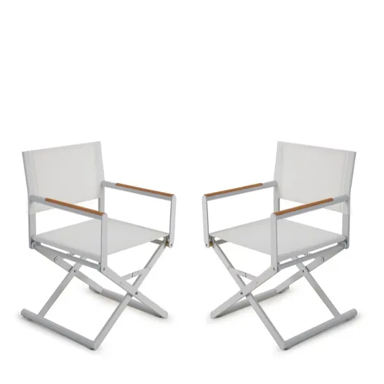 OUTLET MY GARDEN STORIES SET OF 2 FOLDING DIRECTOR CHAIRS