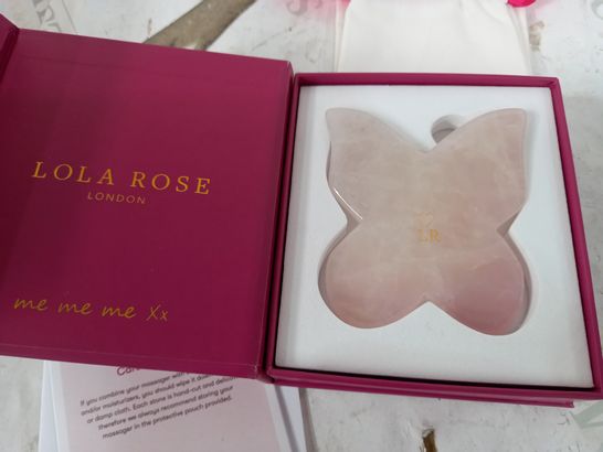 LOLA ROSE BUTTERFLY FACE MASSAGER IN GIFT BOX 