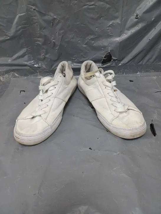 RALPH LAUREN POLO SAYER-NE TRAINERS WHITE SIZE 10