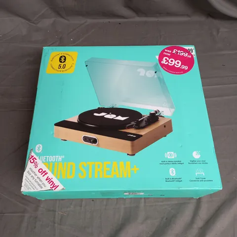 JAM SOUND STREAM+ BLUETOOTH TURNTABLE