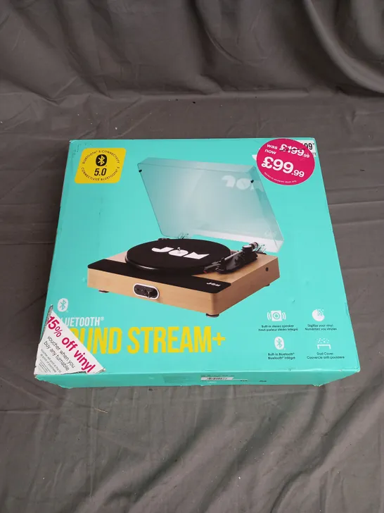 JAM SOUND STREAM+ BLUETOOTH TURNTABLE