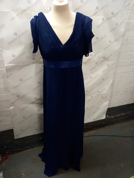 EVER PRETTY BLUE MAXI DRESS - UK 10