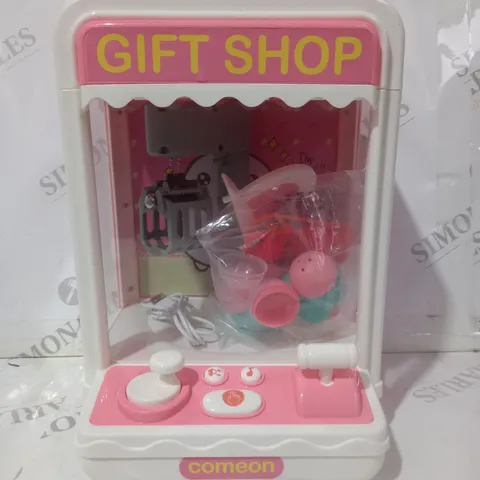 BOXED UNBRANDED CLAW MACHINE TOY IN PINK