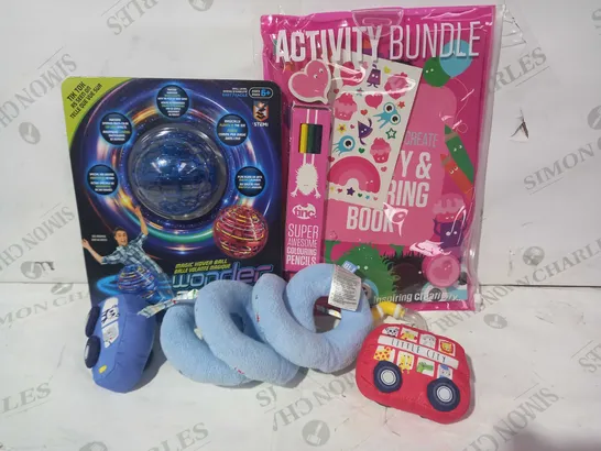 BOX OF APPROXIMATELY 10 ASSORTED TOYS AND GAMES TO INCLUDE TINC ACTIVITY BUNDLE, WONDER SPHERE, ETC