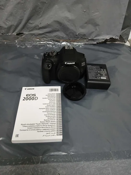 BOXED CANON EOS 2000D SLR BLACK CAMERA  RRP £589.99