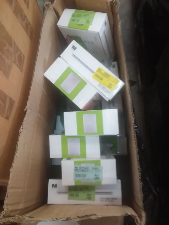 PALLET OF ASSORTED ELECTRICAL ITEMS INCLUDING NIGHTWATCHER SECURITY SYSTEMS AND LIGHTING, TECHNOLOGY TABLETS, NANOSAT