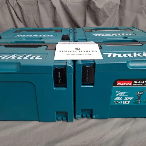 LOT OF 4 EMPTY MAKITA POWER TOOL CASES