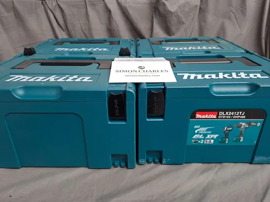 LOT OF 4 EMPTY MAKITA POWER TOOL CASES