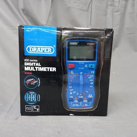 BOXED DRAPER 41818 200 SERIES DIGITAL MULTIMETER