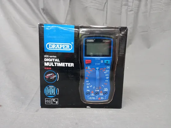 BOXED DRAPER 41818 200 SERIES DIGITAL MULTIMETER