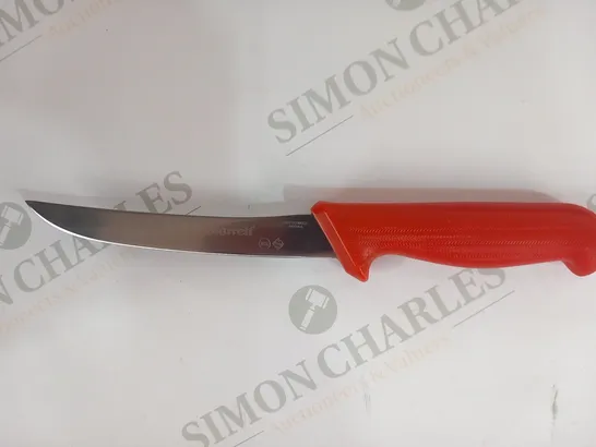 APPROXIMATELY 9 STARETT BUTCHER KNIFE DEBONING WITH CURVED NARROW BLADE