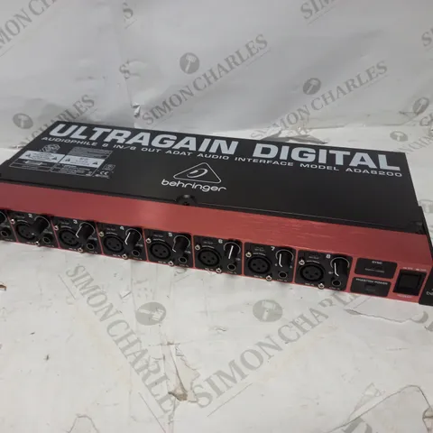 BEHRINGER ADA8200 MICROPHONE PREAMPLIFIER