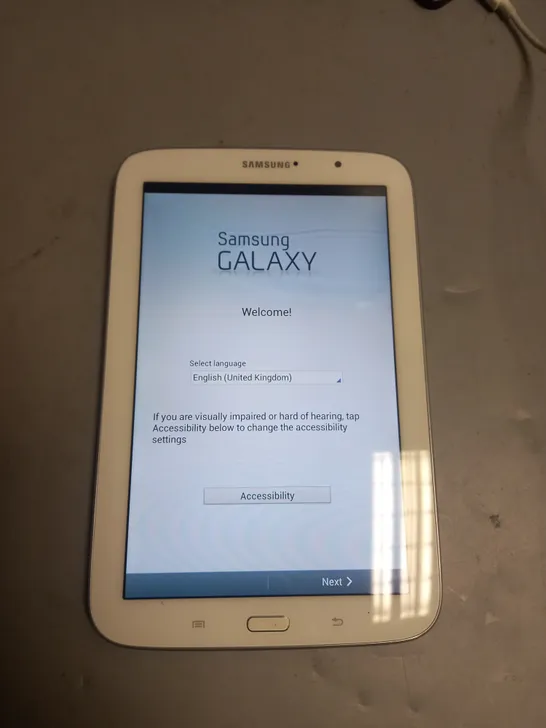 UNBOXED SAMSUNG GALAXY NOTE 8 TABLET WHITE