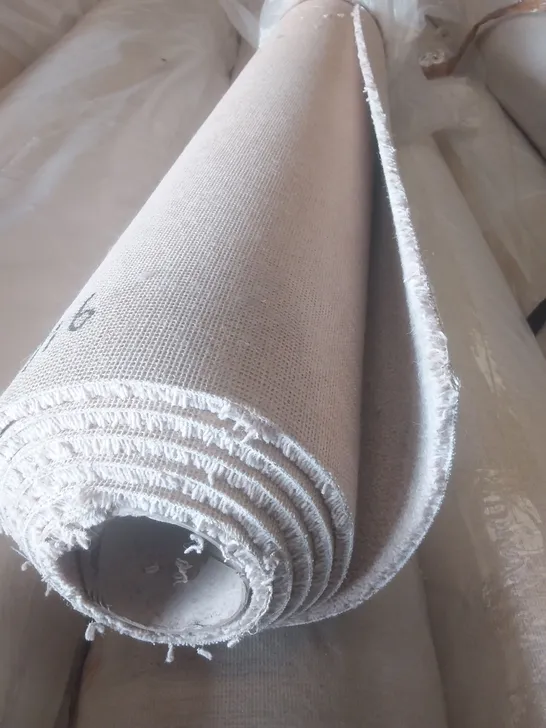 ROLL OF QUALITY TUDOR TWIST REGAL DESERT SAND CARPET APPROXIMATELY 4X3M