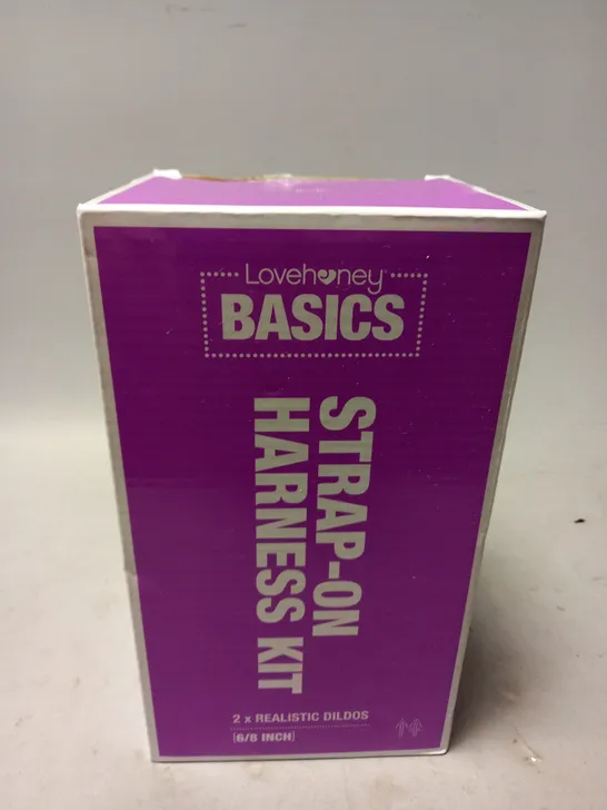 BOXED AND SEALED LOVEHONEY BASICS STRAP ON HARNESS KIT