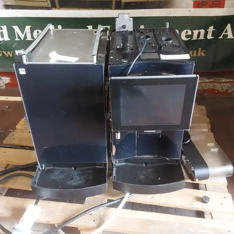 FRANKE FM750 COMMERCIAL COFFEE MACHINE AND ATTACHED COOLING UNIT