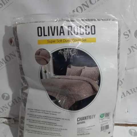 OLIVIA ROCCO SUPER SOFT DUVET COVER SET - KING SIZE