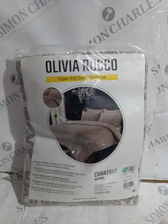 OLIVIA ROCCO SUPER SOFT DUVET COVER SET - KING SIZE