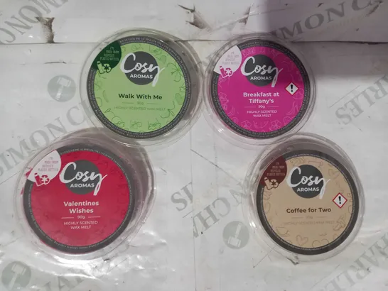 COSY AROMAS HIGHLY SCENTED WAX MELTS - SET OF 4