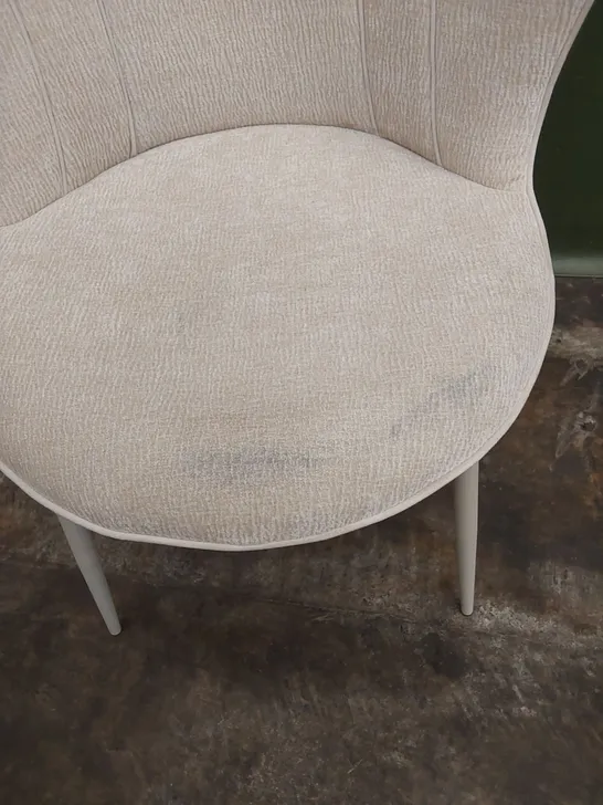 DESIGNER FABRIC UPHOLSTERED ACCENT CHAIR 