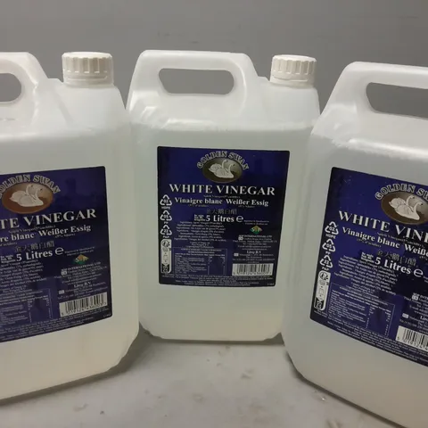 3 GOLDEN SWAN WHITE VINEGAR (3x5L) - COLLECTION ONLY