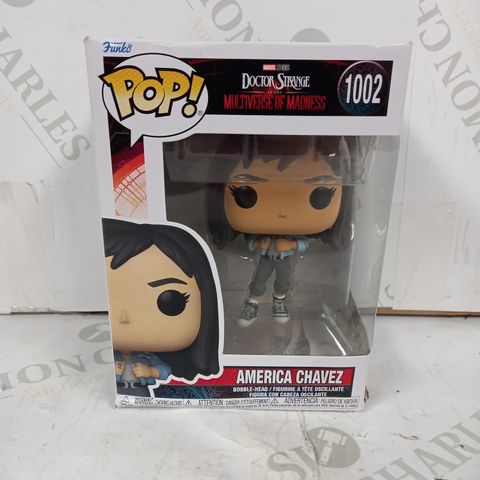 POP! DOCTOR STRANGE IS THE MULTIVERSE OF MADNESS AMERICA CHAVEZ BOBBLE HEAD 1002