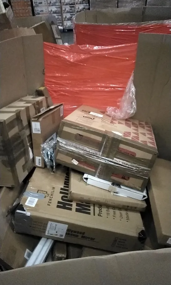 PALLET OF UNPROCESSED ITEMS TO INCLUDE KOTLIE COFFEE MACHINE, MADICURE FOOTREST, AND LLIVEKIT AIR FRYER