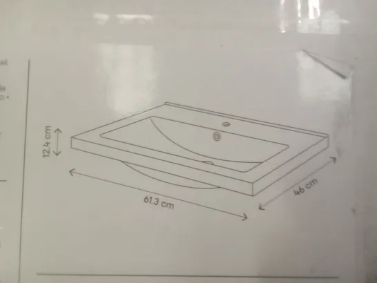 BOXED GOODHOME NIRA BASIN 61.3×46CM