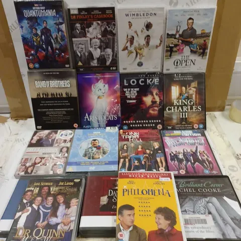 LOT TO CONTAIN APPROX 17 X ASSORTED FILMS & DVD'S