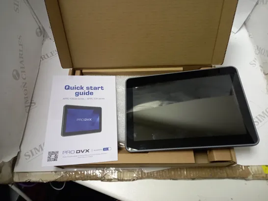 BOXED PRO DVX 10 INCH TABLET - MODEL APPX-10XPLN WITH INSTRUCTIONS