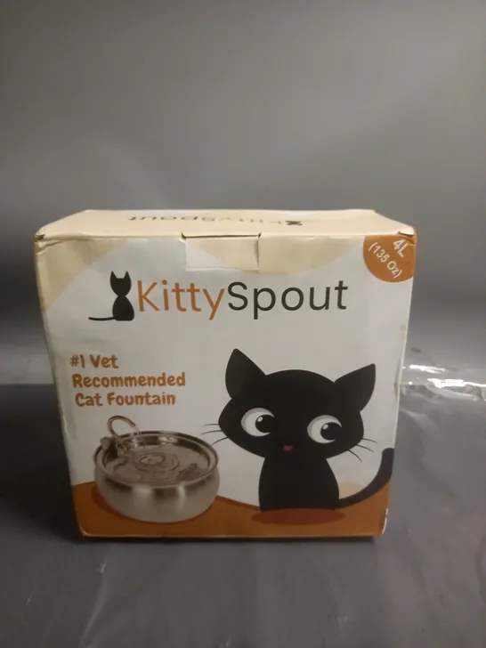 KITTY SPOUT CAT WATER FOUNTAIN