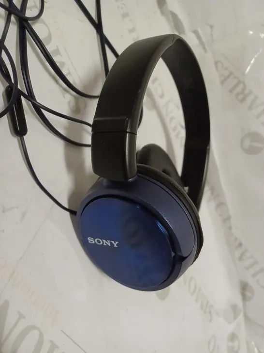 SONY HEADPHONES - BLUE