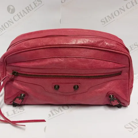 BALENCIAGA PARIS CLASSIC PINK VOYAGE TOILETRY CASE