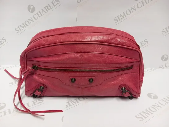 BALENCIAGA PARIS CLASSIC PINK VOYAGE TOILETRY CASE