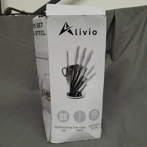 BOXED ALIVIO STAINLESS STEEL KNIFE SET 